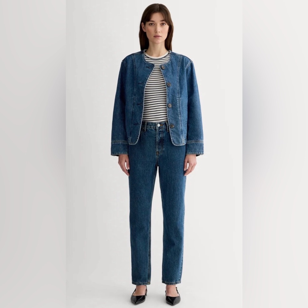 Everlane the 90s Cheeky Jean in Deep Atlantic